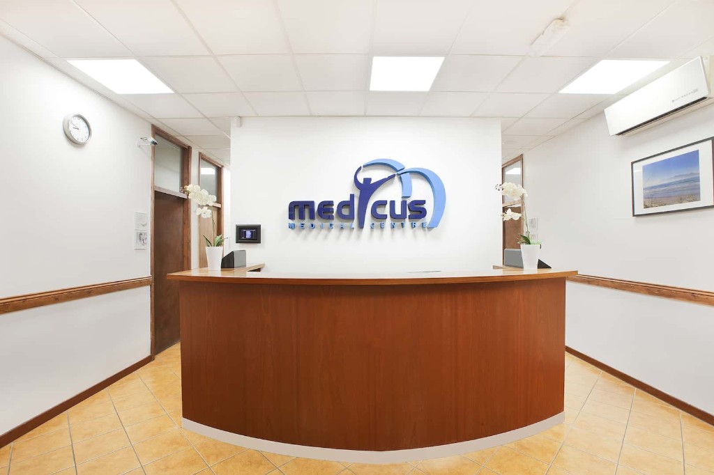 Medicus Medical Centre reception desk